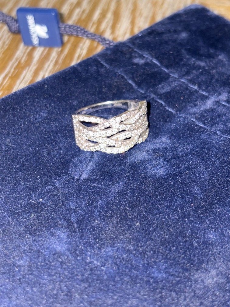 1 CT Diamond Ring Size 9, 10k White Gold, Unisex