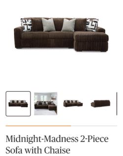 Midnight-Madness 2-Piece Sofa with Chaise