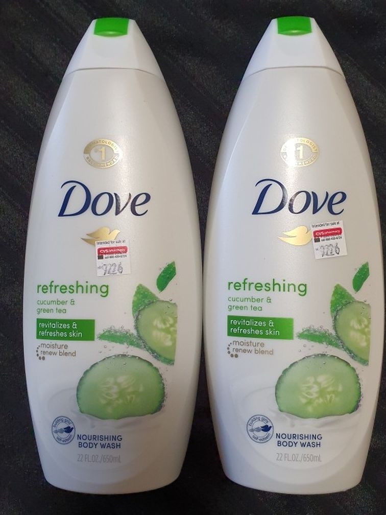 Dove Refreshing "Cucumber And Green Tea" Body Wash (2 Available)