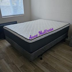 NEW QUEEN PILLOW TOP MATTRESS AND BOX SPRING