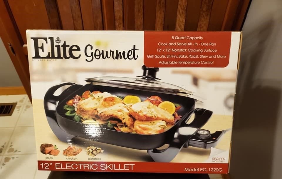 New Elite Electric Skillet