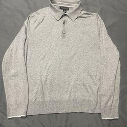 Men’s Banana Republic Luxury Touch Long Sleeve Polo Shirt - Size Small