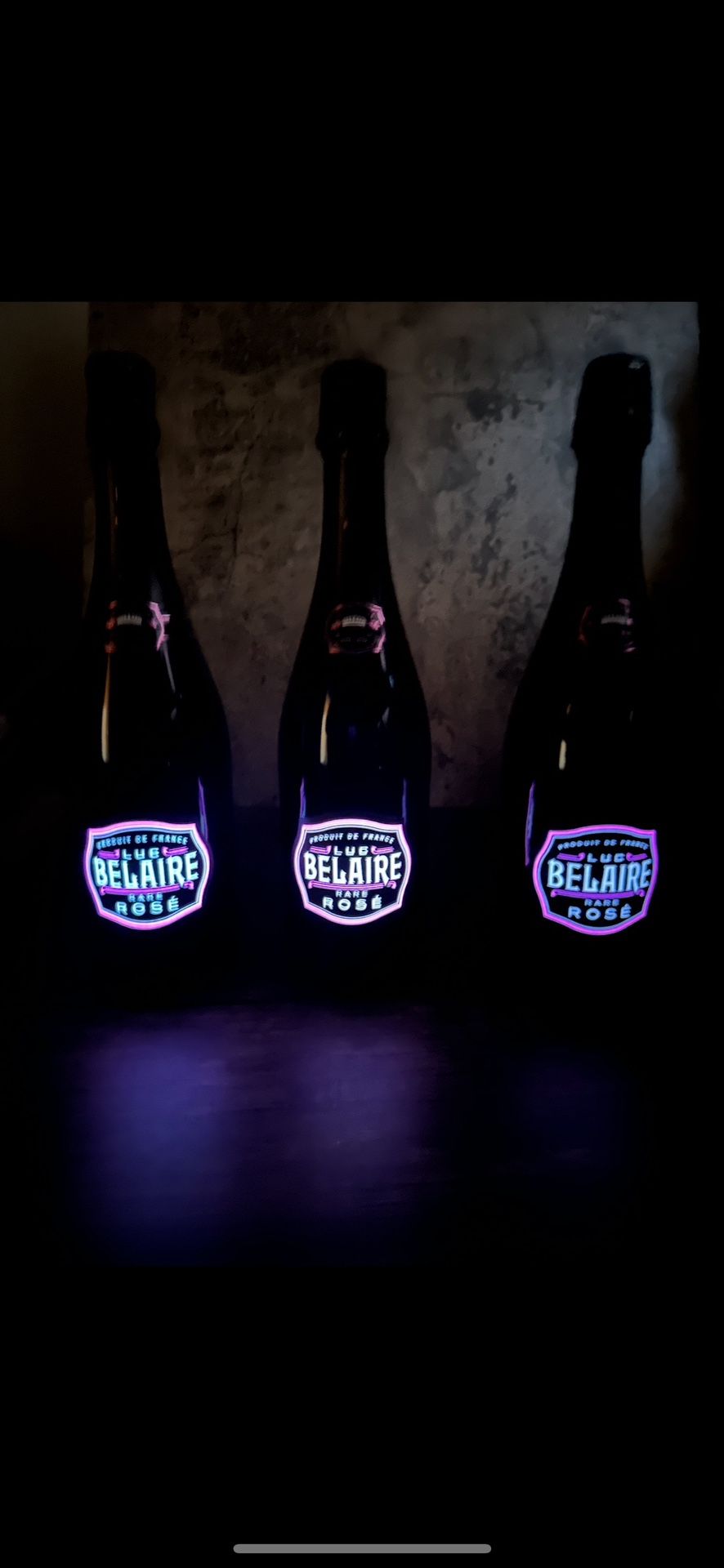 Luc Bellaire Fantome Rare Rose - Light Up Bottles!