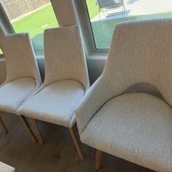 Mid Century Modern Style Dining Chairs Set (6)