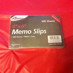 Memo Slips $3