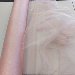 Tulle Glitter Fabric 60" Wide 10 Yards $ 25 