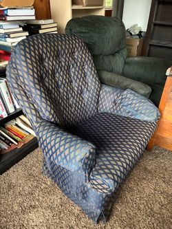 Cute blue chair
