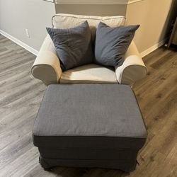 Sofa chair with Ottoman 