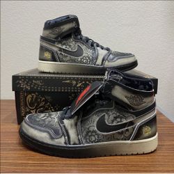 NEW AIR JORDAN 1 ZOOM CMFT 2 "DIA DE MUERTOS" W/ORG BOX AND RECEIPT MEN'S SIZE 9.5 $270