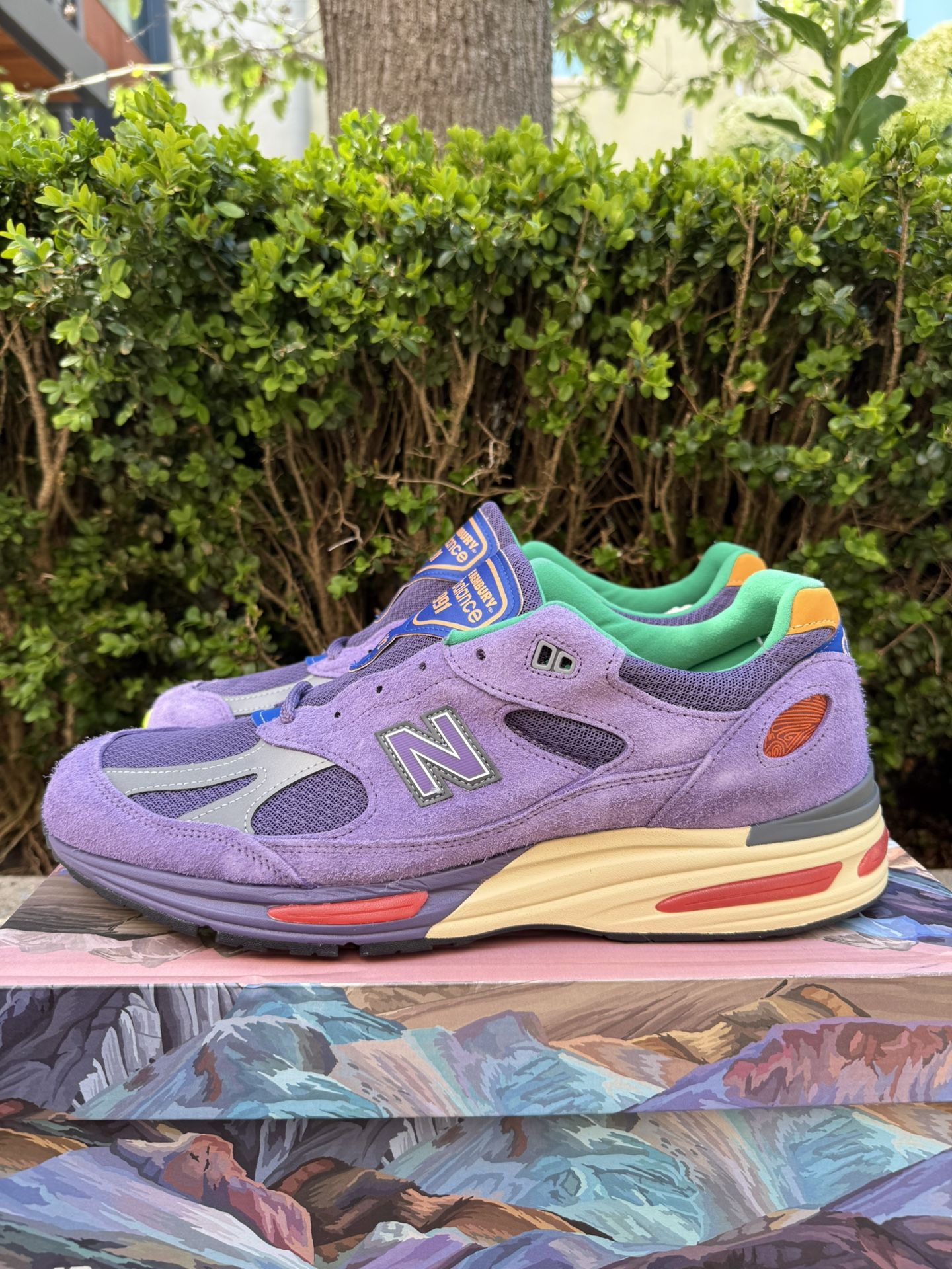 Salehe Bembury New Balance 991v2 MiUK Colors Be The Palette U991SB2 Purple Sz 14