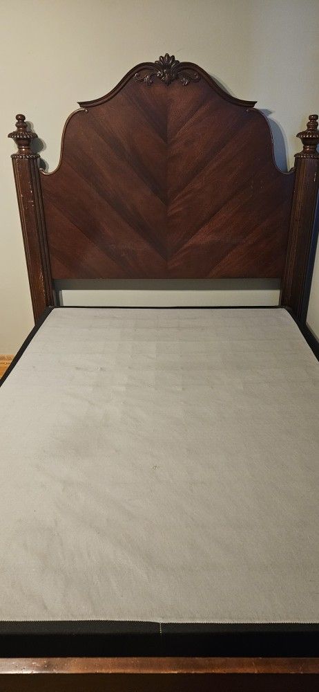 Queen Size Bed, Dresser, and Boxspring