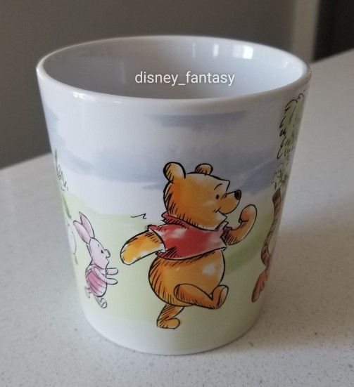 Disney Winnie The Pooh and Friends Follow The Leader Coffee Cup Mug Piglet