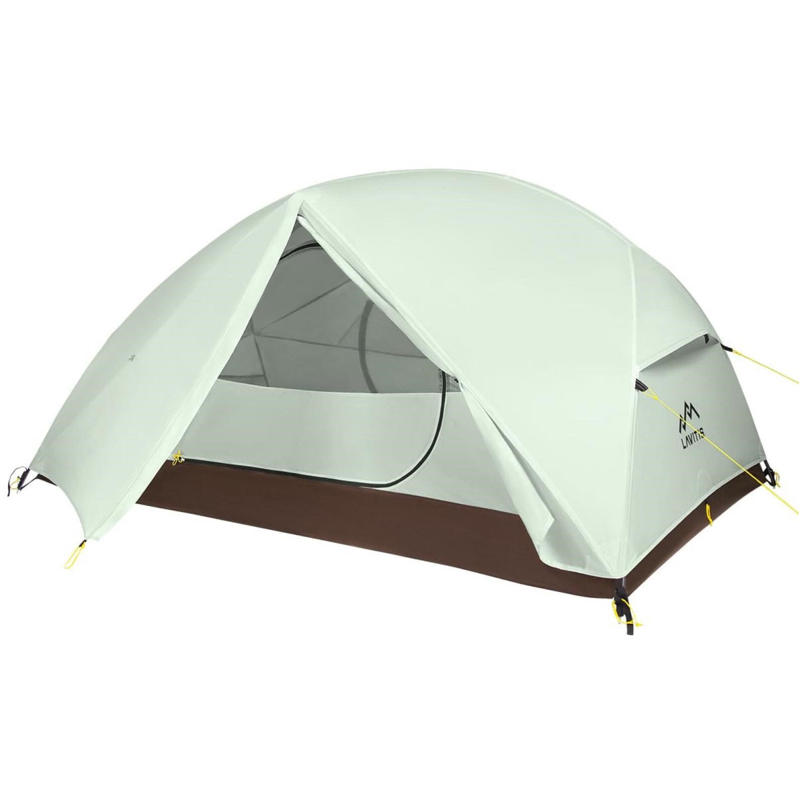 Lavitis Ultralight 2 Person Backpacking Tent, 4LB Lightweight Portable 20D Waterproof Nylon Camping Tent
