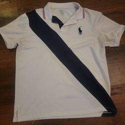 Ralph Lauren Polo Performance Collar Polo Shirt LARGE