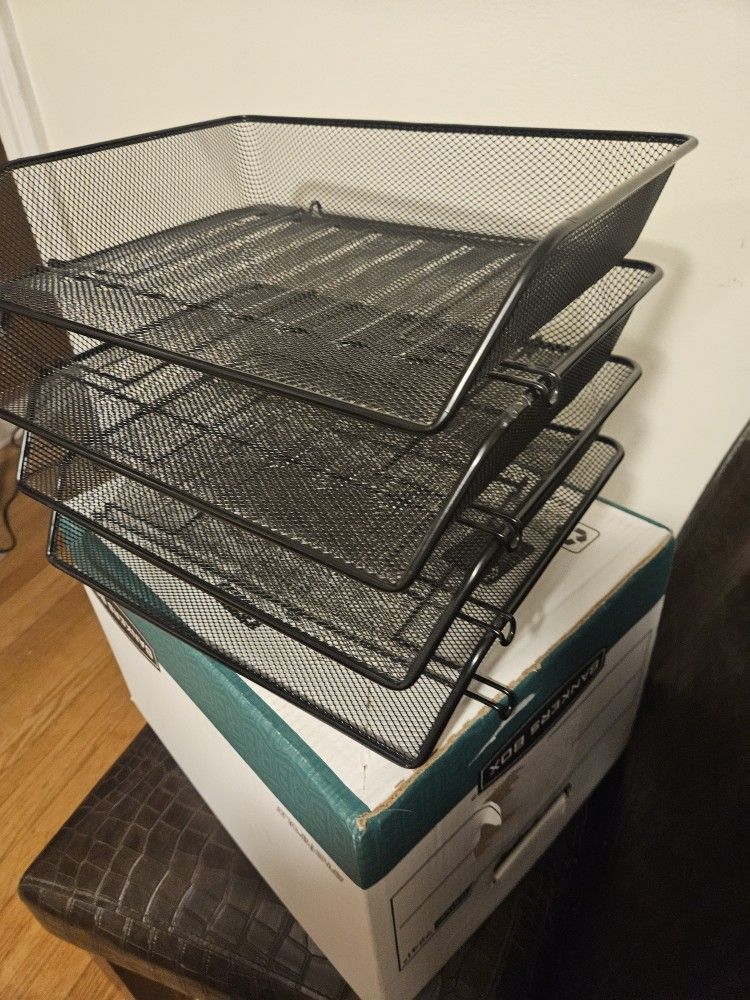 Metal Stackable Trays