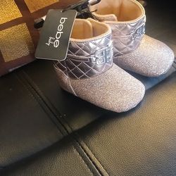 Bebe Baby Glitter Boots