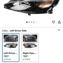 Headlight For Malibu 
