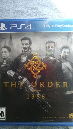 Ps4 game The order $10