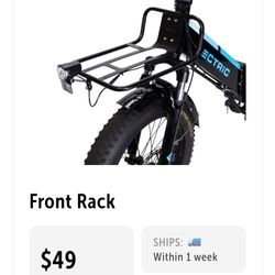 LECTRIC small Basket And Front Rack