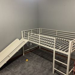 Twin Loft Bed With Slide