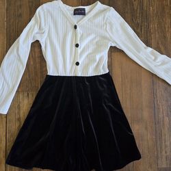 Little girls long sleeve dress