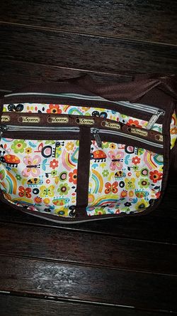 Le Sportsac ladybugs and rainbows purse