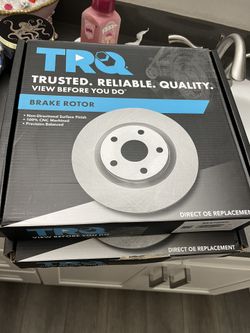 TRQ Rear Brake Rotors Compatible 2016-2019 Hyundai Sonata 2016-2018 Kia Optima