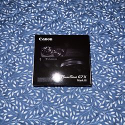 Canon G7x Mark III Brand New Silver Color 