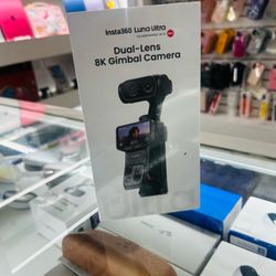 Dual lense 8k Gimbal camera