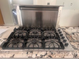 VIKING cooktop and downdraft vent system and blower motor