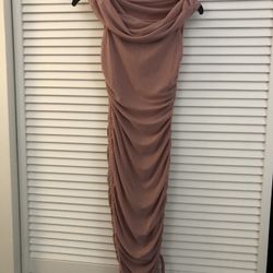 Vestido Rosa Oscuro Adjustable 