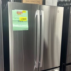 Refrigerator Stainless Steel New Open Box Nevera Scratch And Dents Free Delivery 