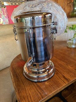Commercial Digital Coffee Urn, Stainless Steel, 1000W, New