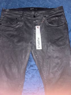 Purple jeans black