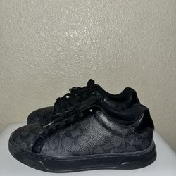 Coach Sneakers — All Black — Size 7 — Lightly Worn + Box 