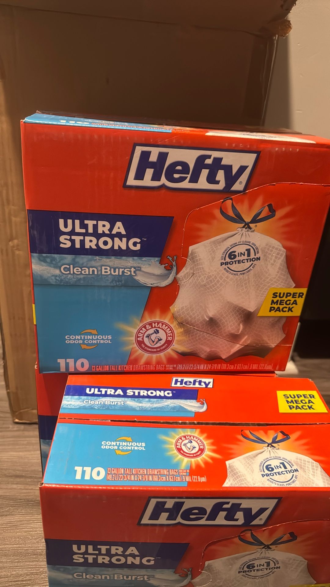 Ultra Strong 13 Gal. TRASH Bags (110-Count) -$15 Each