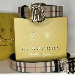 Burberry Belt Brand New With Box And Dust Cover