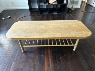 Light Wooden Coffee Table