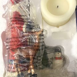 Santa Claus Candle Holder 