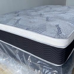 Full Euro Bamboo Orthopedic Pillow Top!•~•~•