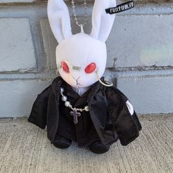 Square Enix Plush Keychain – Gothic Bunny Doll | NieR: Automata Style