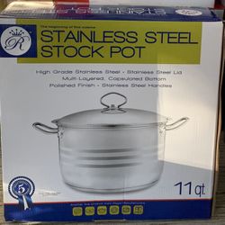 Ollas de acero inoxidable de 11 Qt