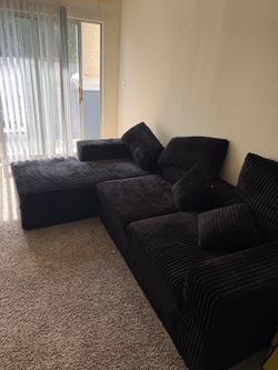Black couch
