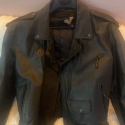Vance, leather jacket