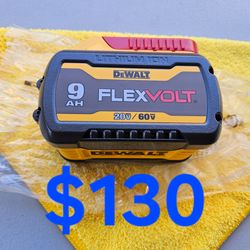 $130 New FLEXVOLT 9.0ah Dewalt Battery ( 60-Volt / 20-Volt )