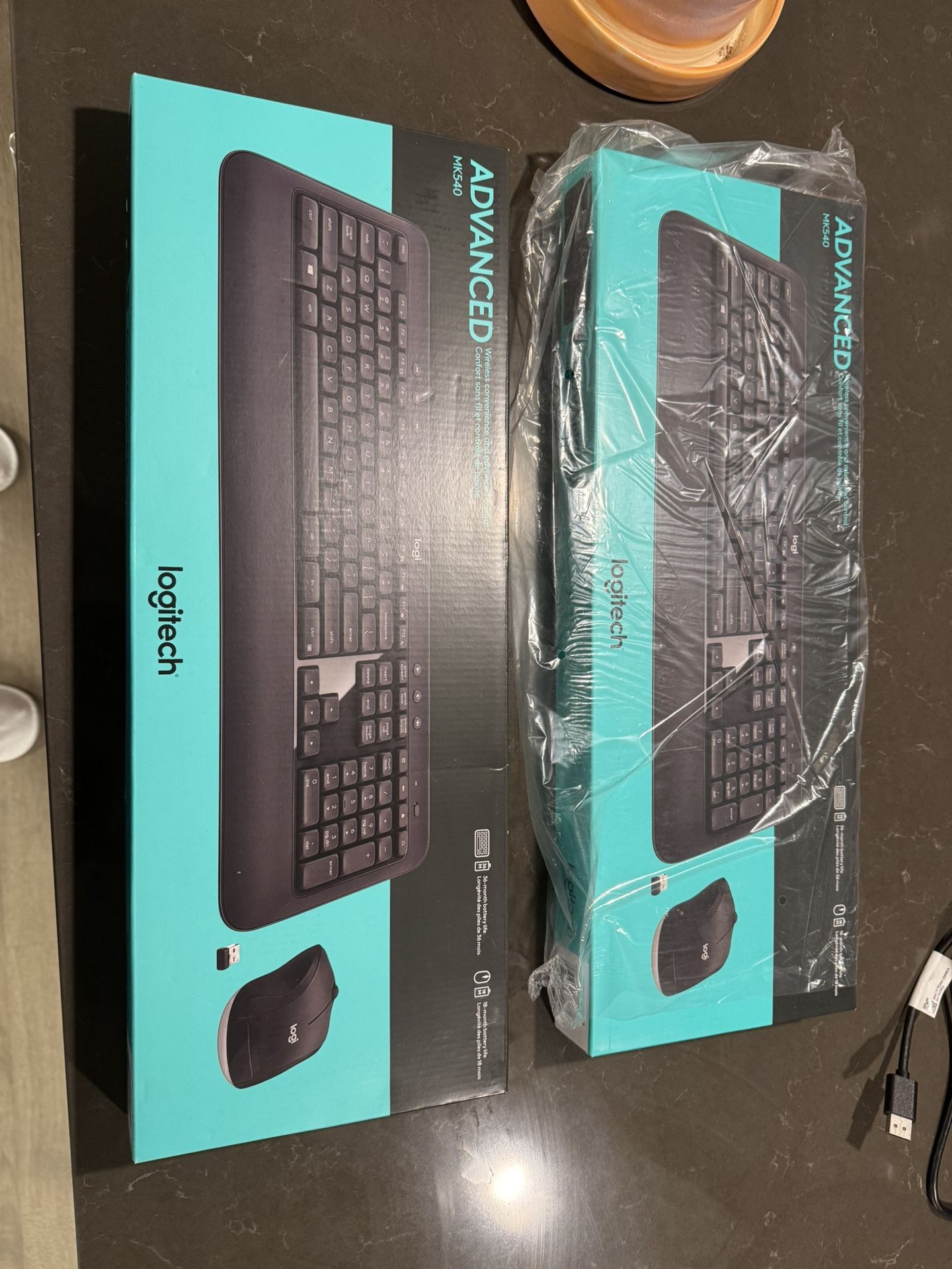 LOGITECH 2 sets of keyboard and mouse advanced MK540