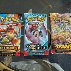 Pokémon Booster Packs – (Sealed)