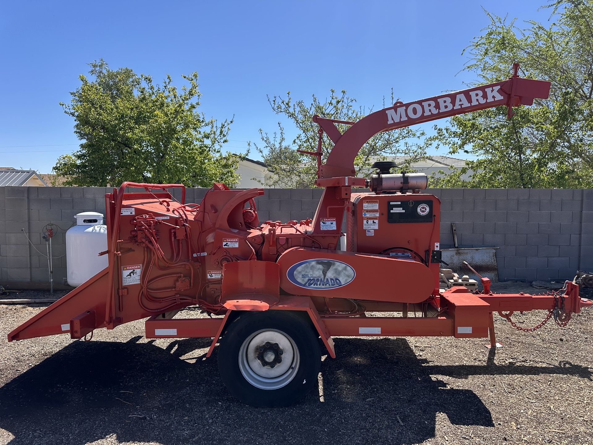 Wood Chipper Morbark Tornado 13