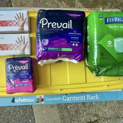 Incontinent supplies And Latex Gloves