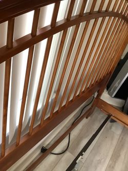 Queen Mahogany Bed Frame